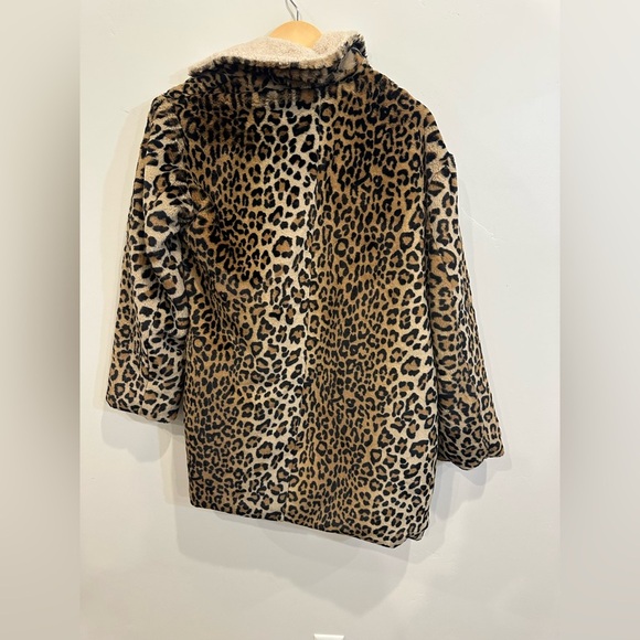 Sanctuary Faux Fur Leopard Print Coat - Picture 4 of 6